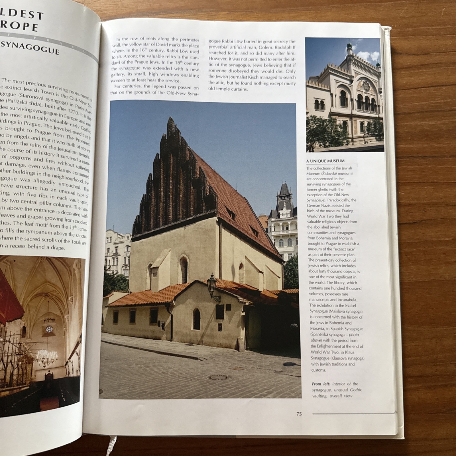Wonders of Prague Hardcover Picture Book Czech Republic