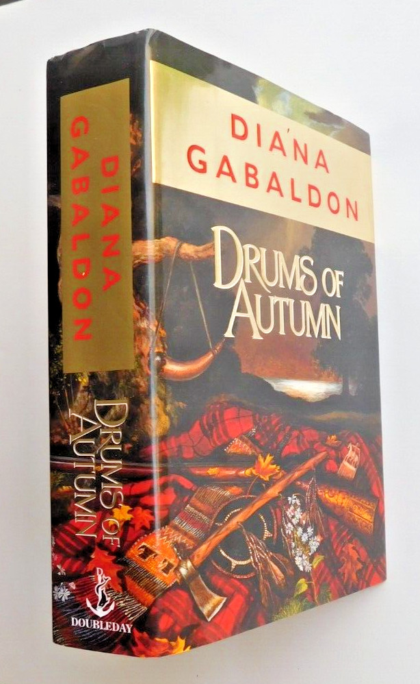 *SIGNED* 1st edition DIANA GABALDON 880 pages Hardcover 1997 DRUMS OF AUTUMN