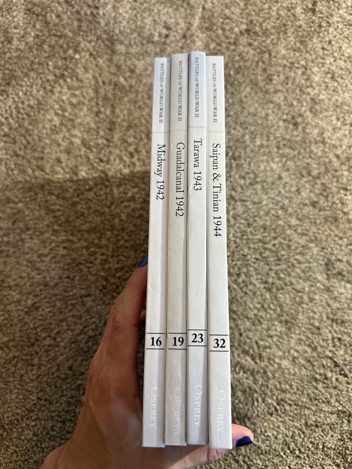 Osprey’s Battles of World War II, Volumes 16, 19, 23, 32 LOT SET OF 4 Books