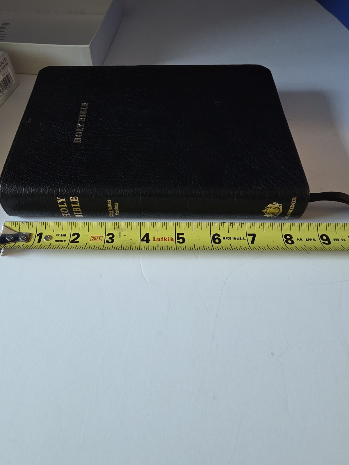Cambridge KJV Reference Bible Genuine Black Calfskin Leather CD267 In Box