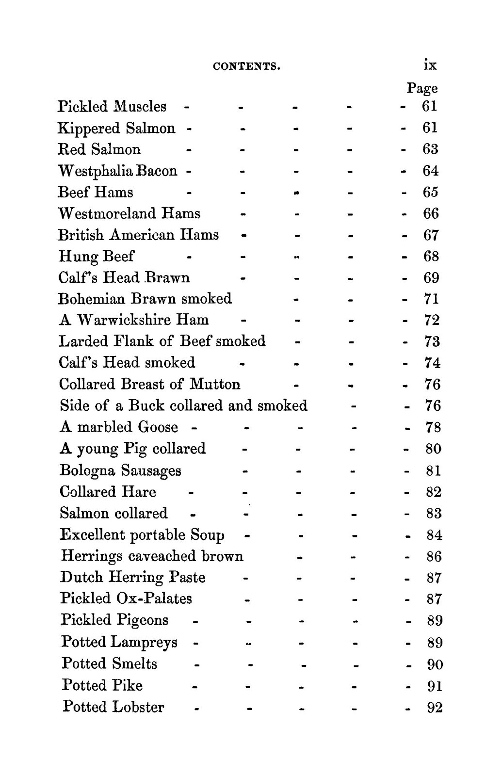 1847 The Whole Art Of Curing, Pickling, And Smoking Meat And Fish 164 Pages