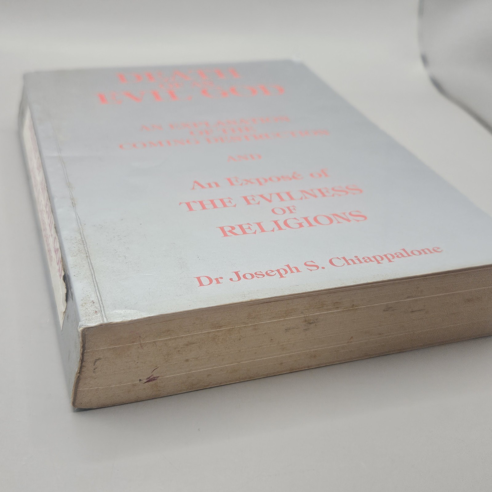 Death Of An Evil God By Chippalone 1991 PB 1st Edition Evilness Of Religions