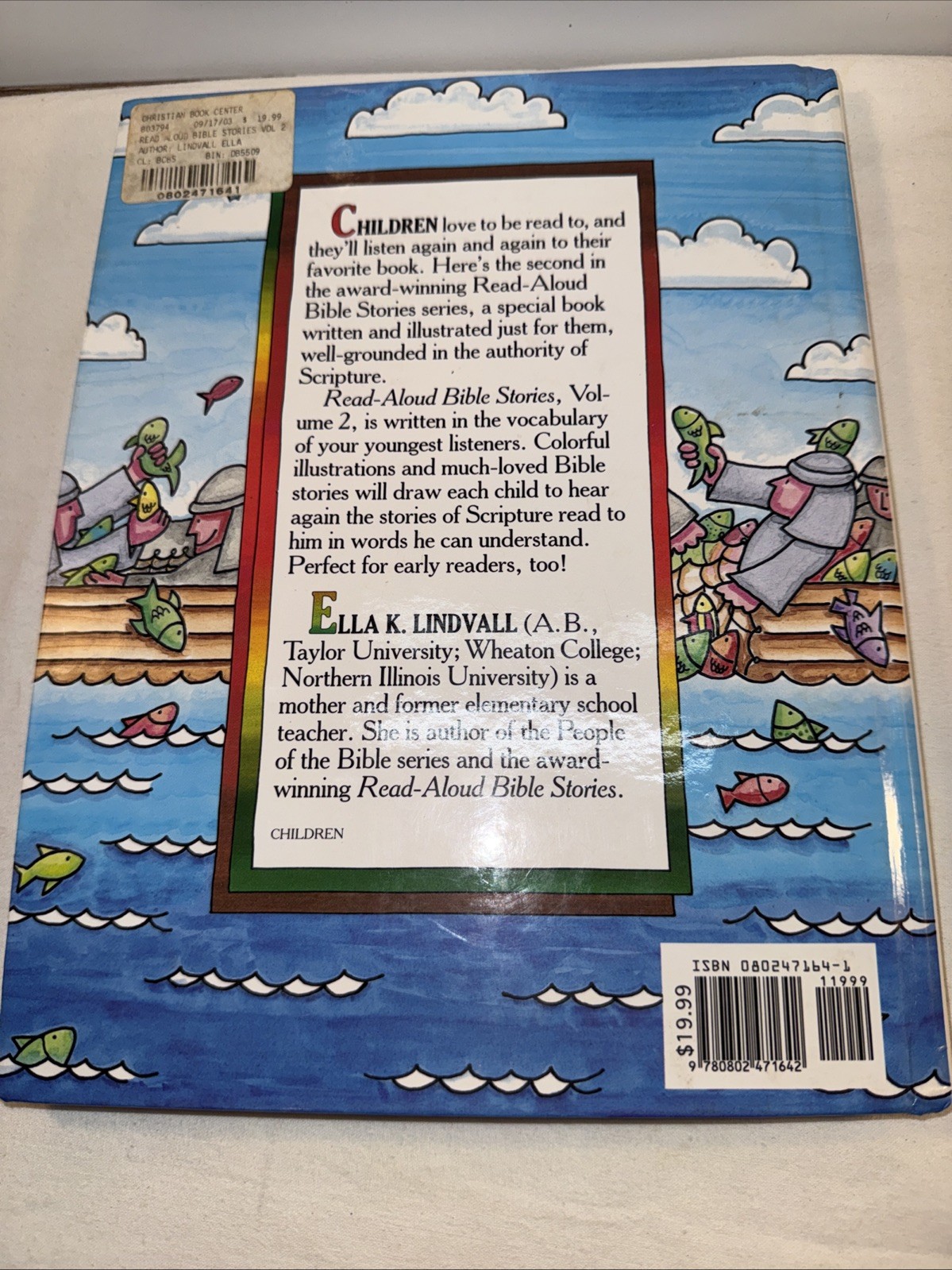 Read aloud Bible Stories Children Book Illustrated easy to understand 158 pages