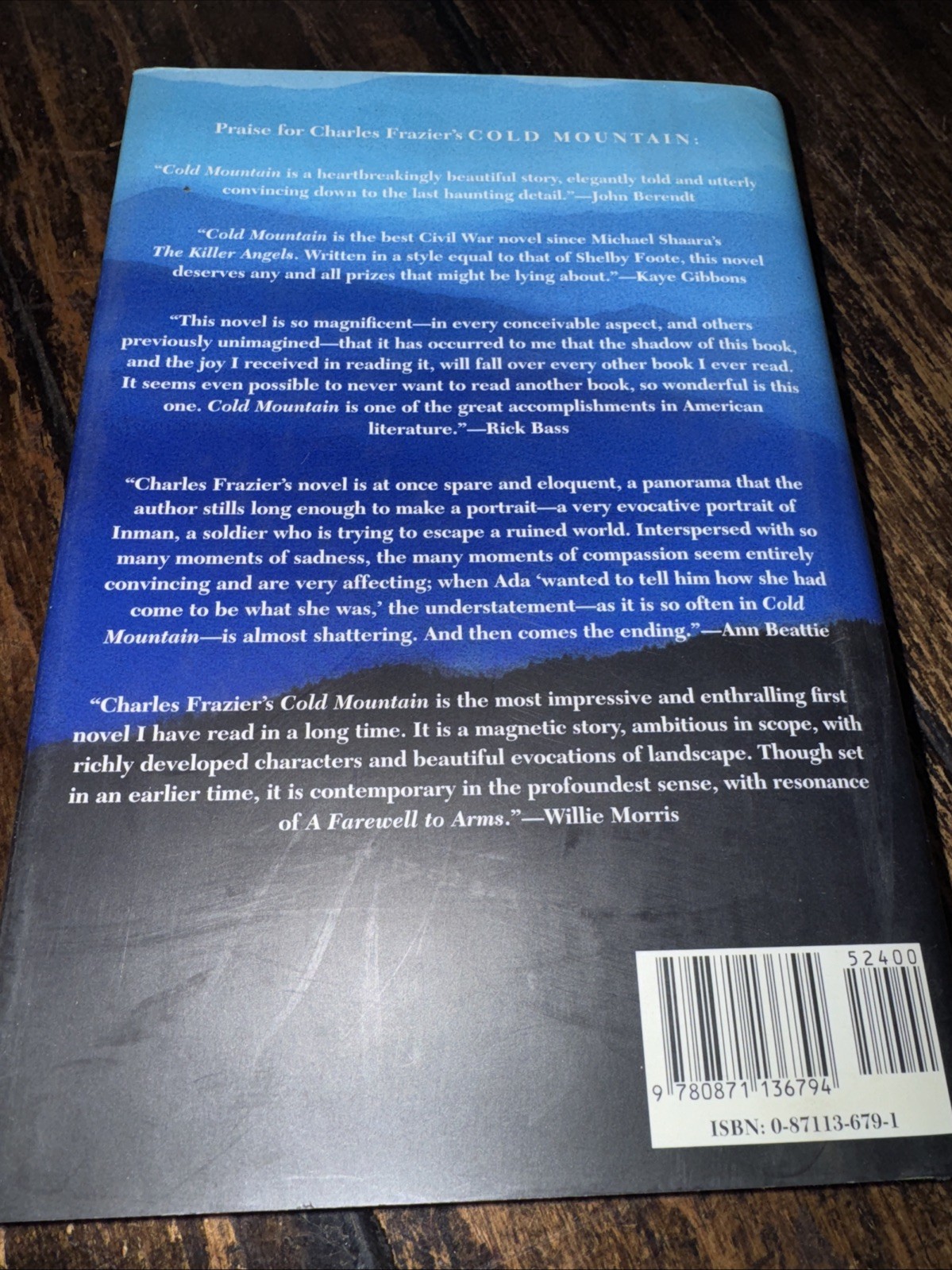 Vintage 1997 Cold Mountain by Charles Frazier – First Edition