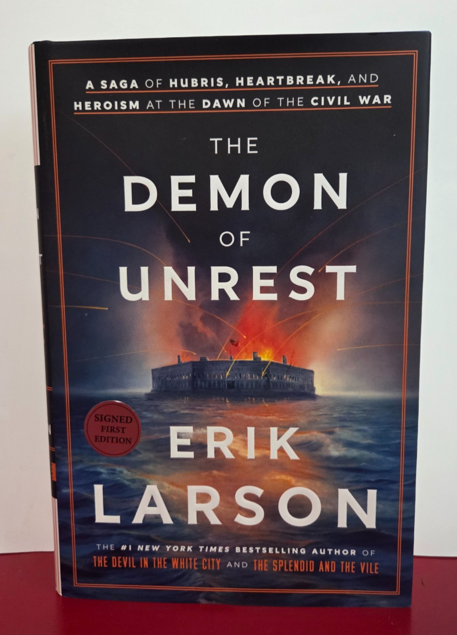 SIGNED The Demon of Unrest — Erik Larson | 1st Edition 1st Printing HC 2024