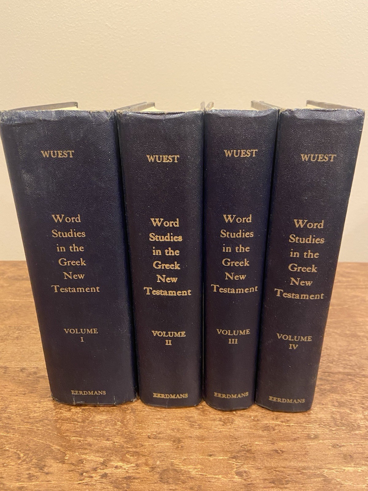 Word Studies in the Greek New Testament by Wuest, Volumes 1-4