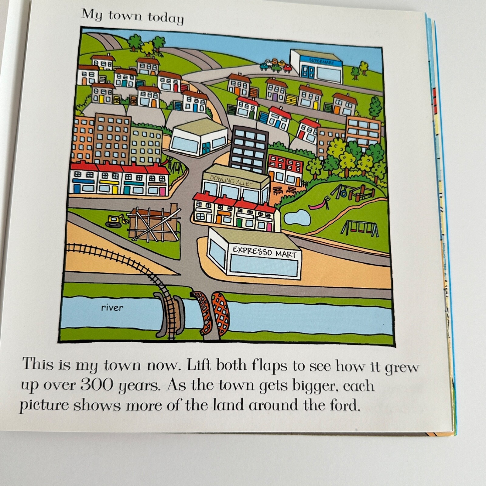 Usborne My Town book by Rebecca Treays, Lift-the-Flap (Paperback)