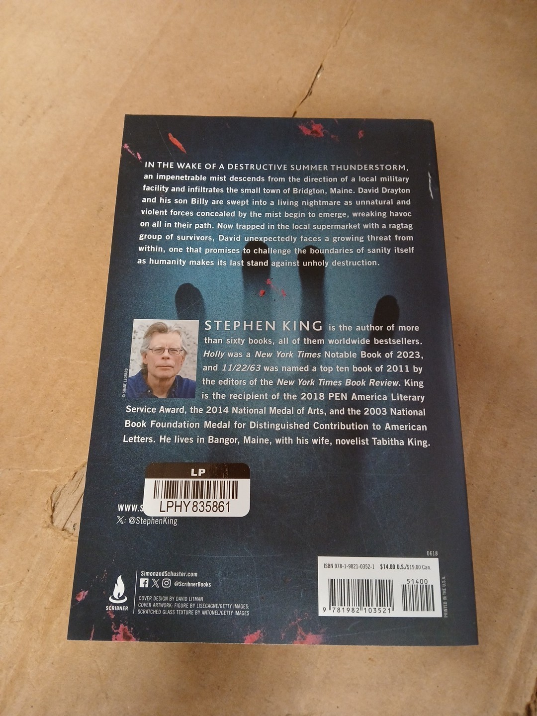 Mist by Stephen King (2018, Trade Paperback) SEE DESCRIPTION