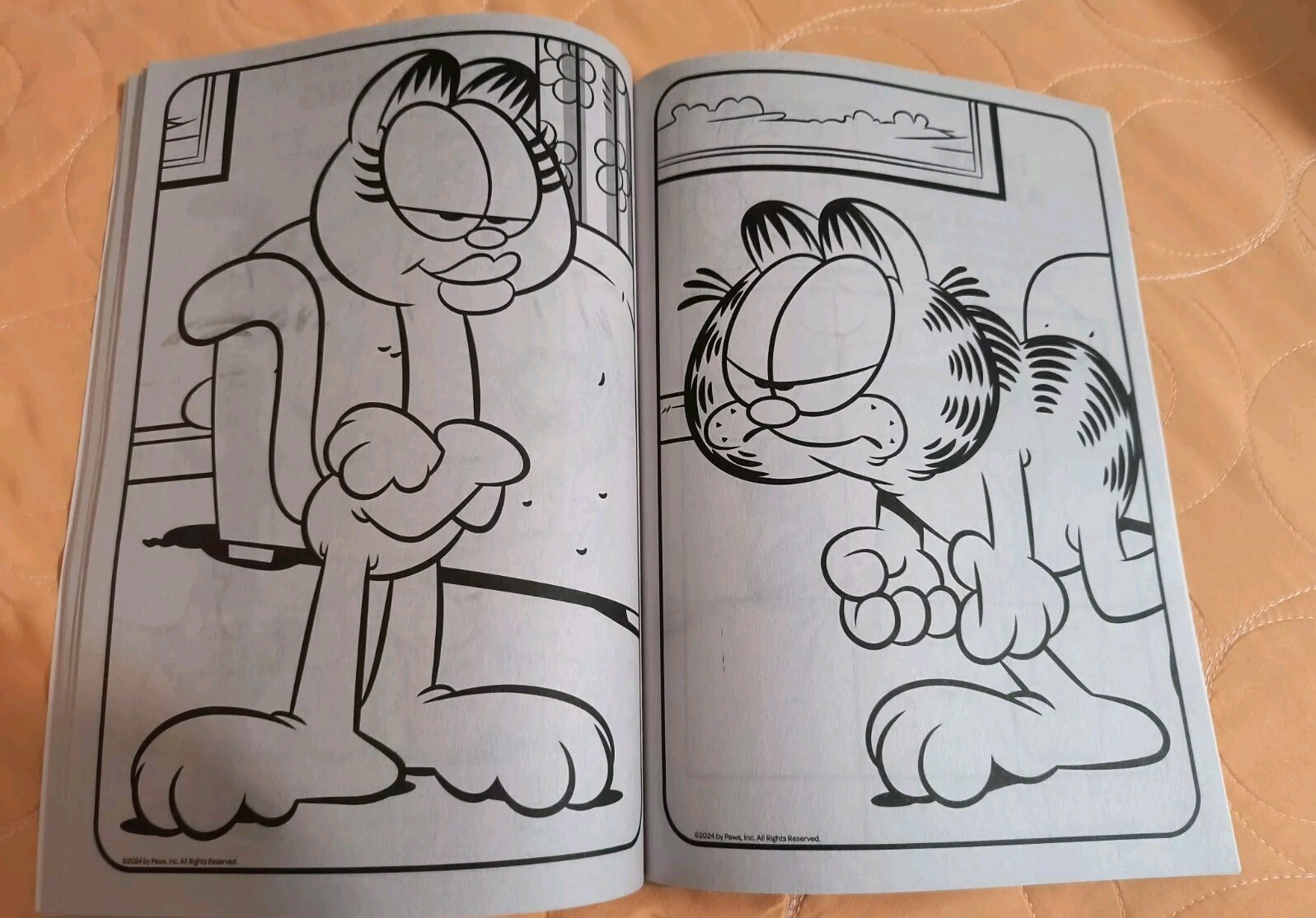 GARFIELD Jumbo Coloring & Activity Book With Tear/Share Pages New! Free Shipping