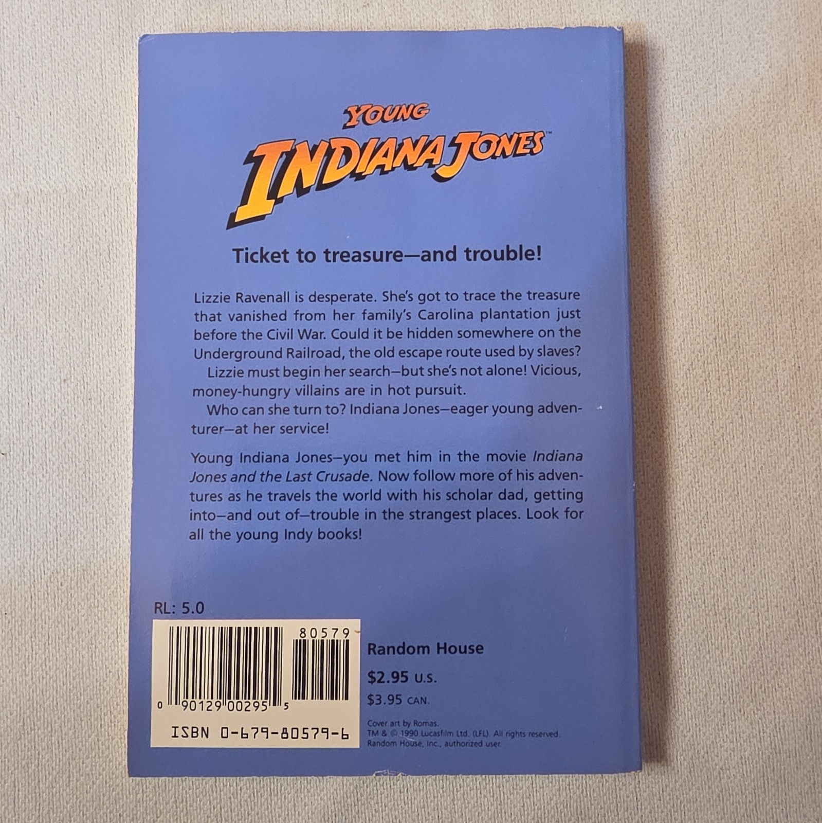 Young Indiana Jones Books Lot 3