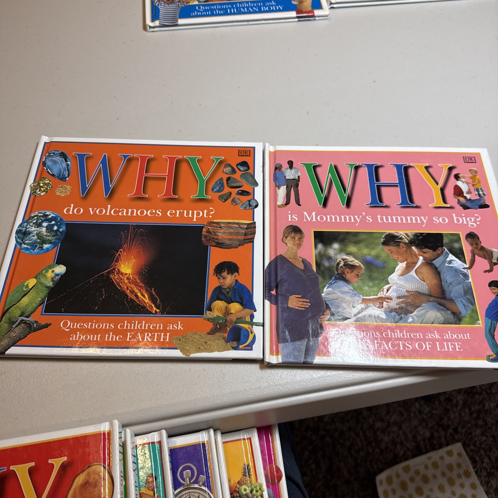 Vtg Lot Of 12 – Why? Questions Children Ask Children Books Series DK Publishing