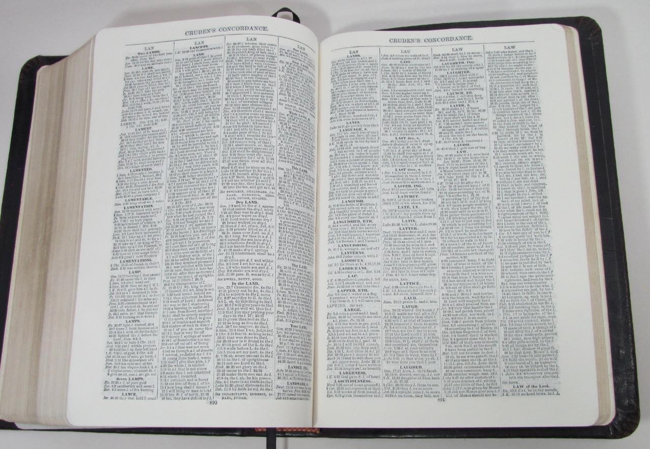 1985 Dugan Topical Reference Holy Bible Analytical Study Cruden’s Concordance