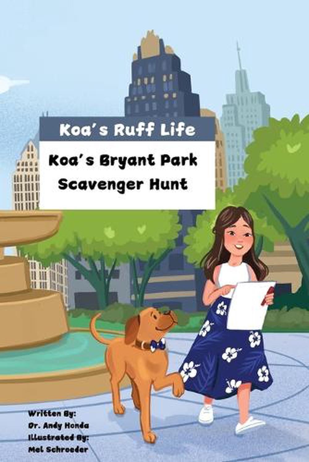 Koa’s Bryant Park Scavenger Hunt by Andy Honda Paperback Book