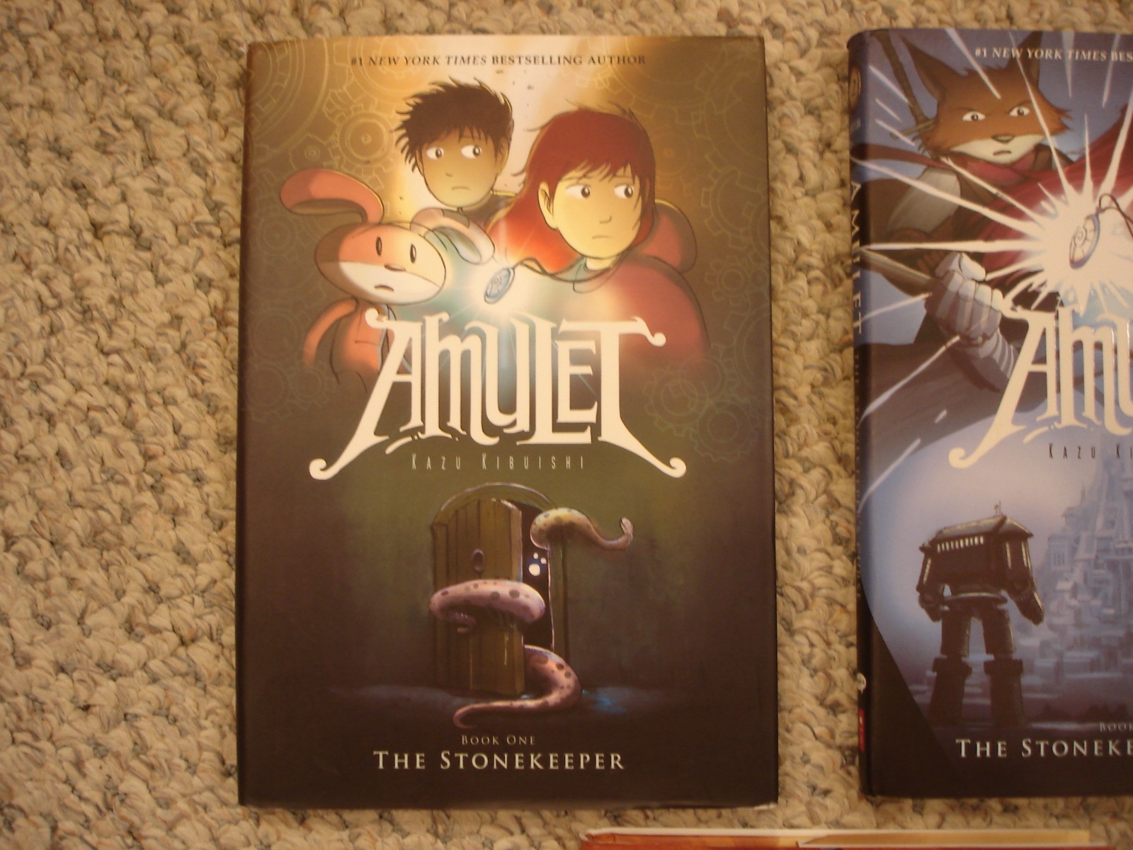 Amulet Kazu Kibuishi lot 3 hardcovers Book One Two Three 2008-2010