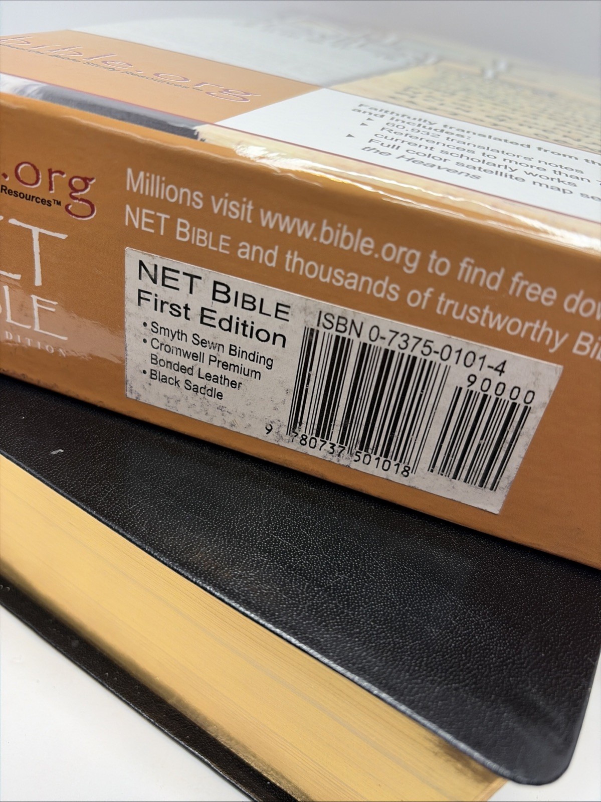 NET Bible First Edition Premium Bonded Leather