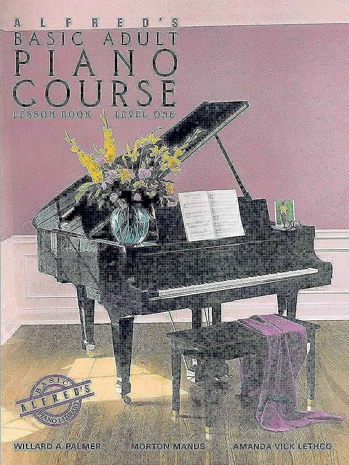 Alfred’s Basic Adult Piano Course: Lesson Book, Level One – paperback Palmer…
