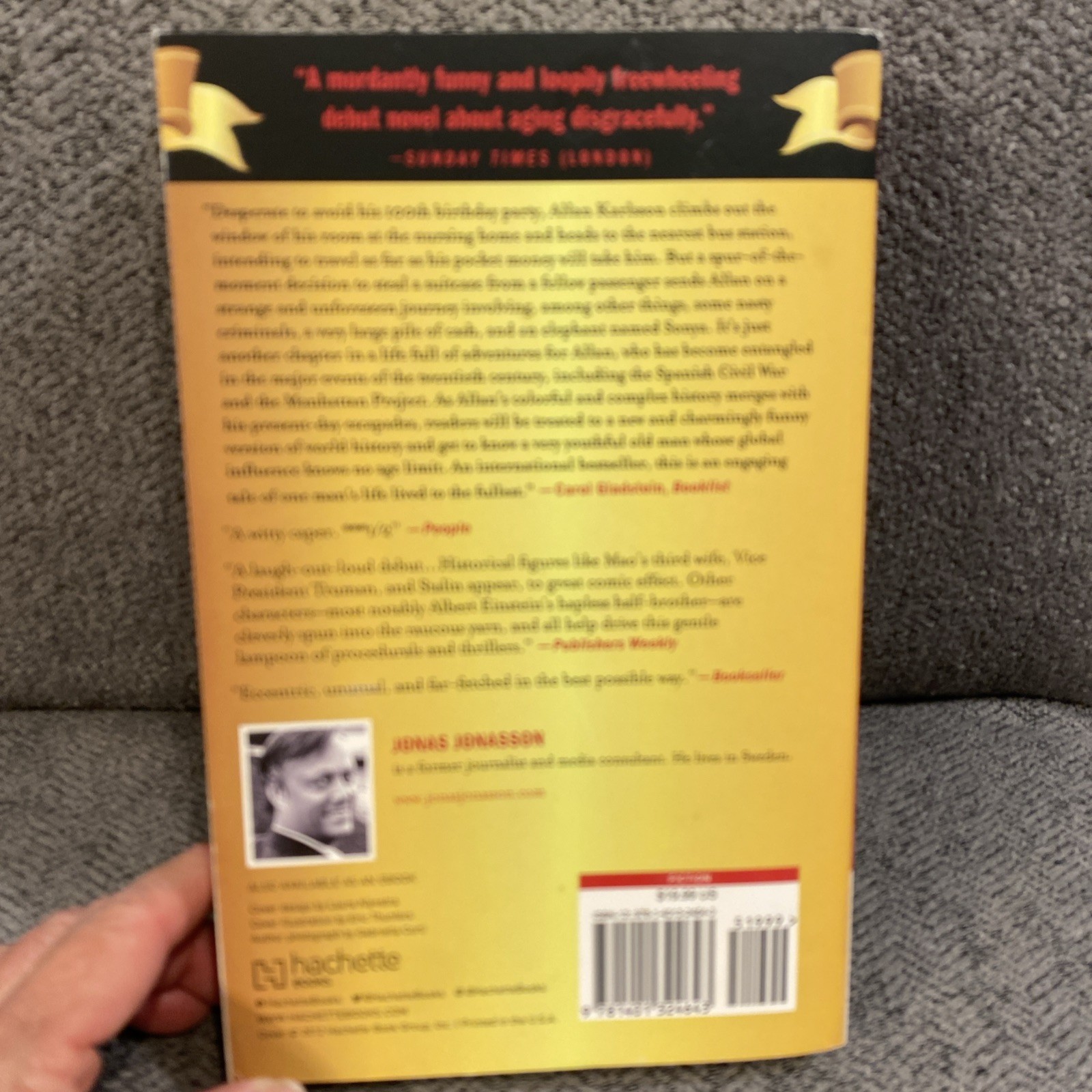 100-Year-Old Man Who Climbed Out the Window and Disappeared by Jonas Jonasson…