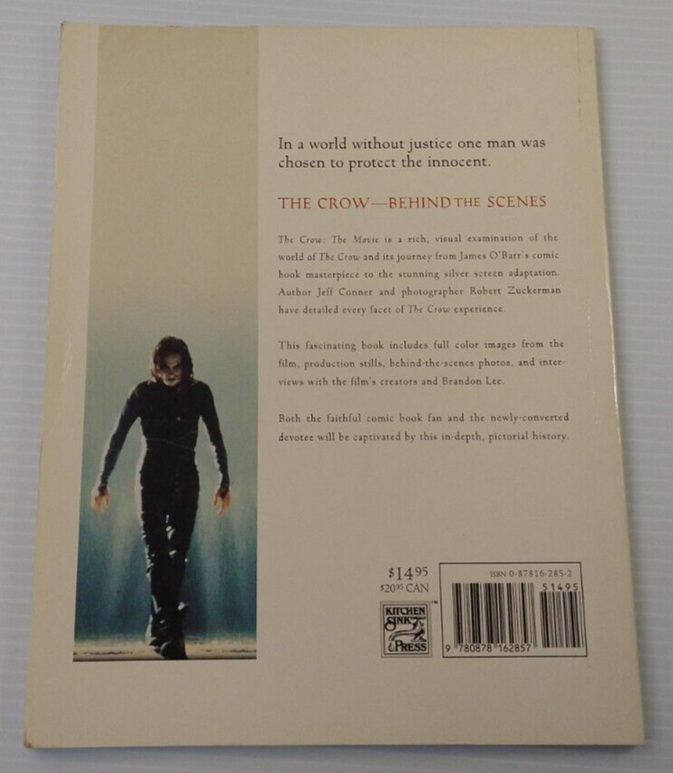 Lot Of 2 Crow: The Movie *BTS Story & Images of BRANDON LEE by Zuckerman RARE