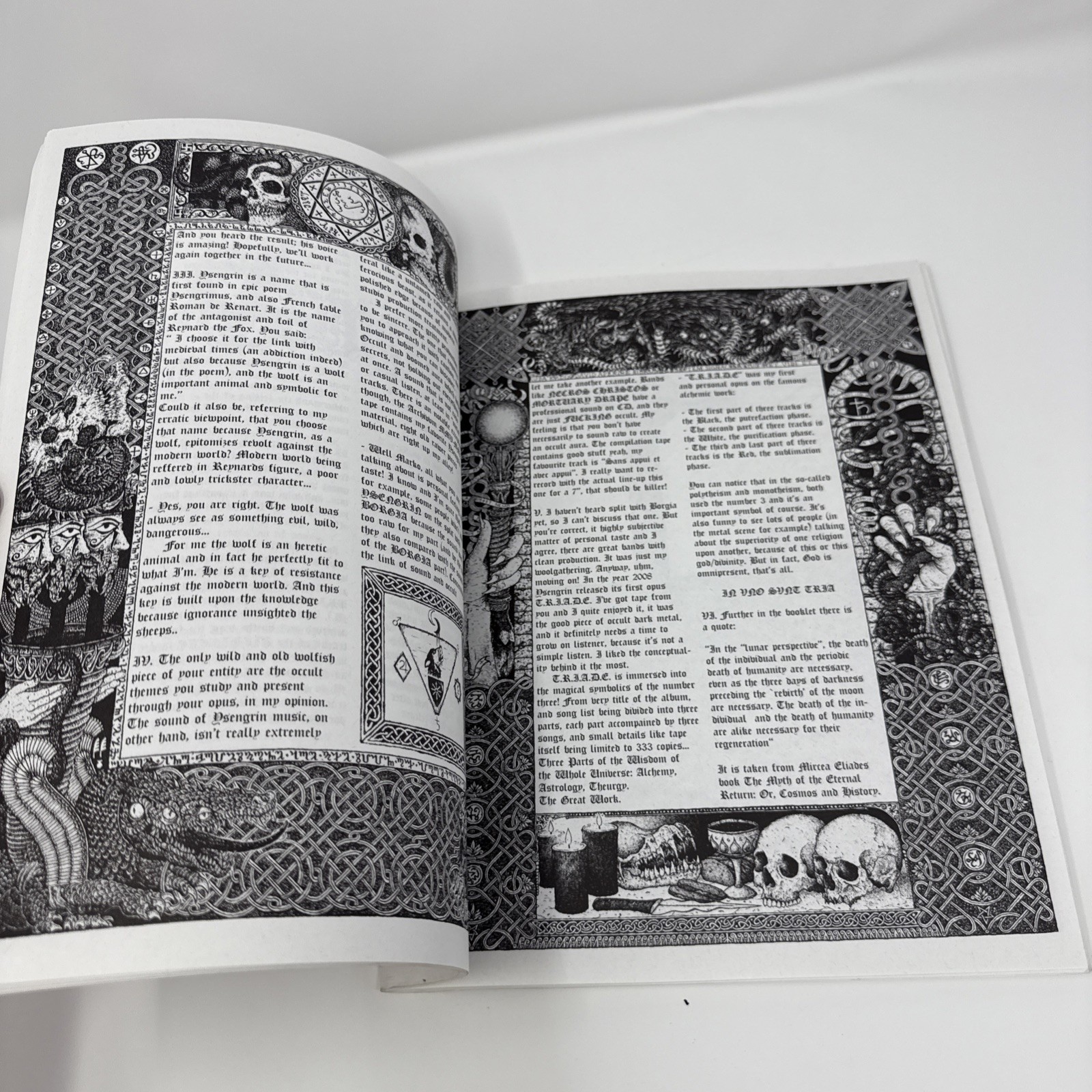 VATRA I SUMPOR Black War Death Metal Occult Satanic Art Zine Book Proclamation