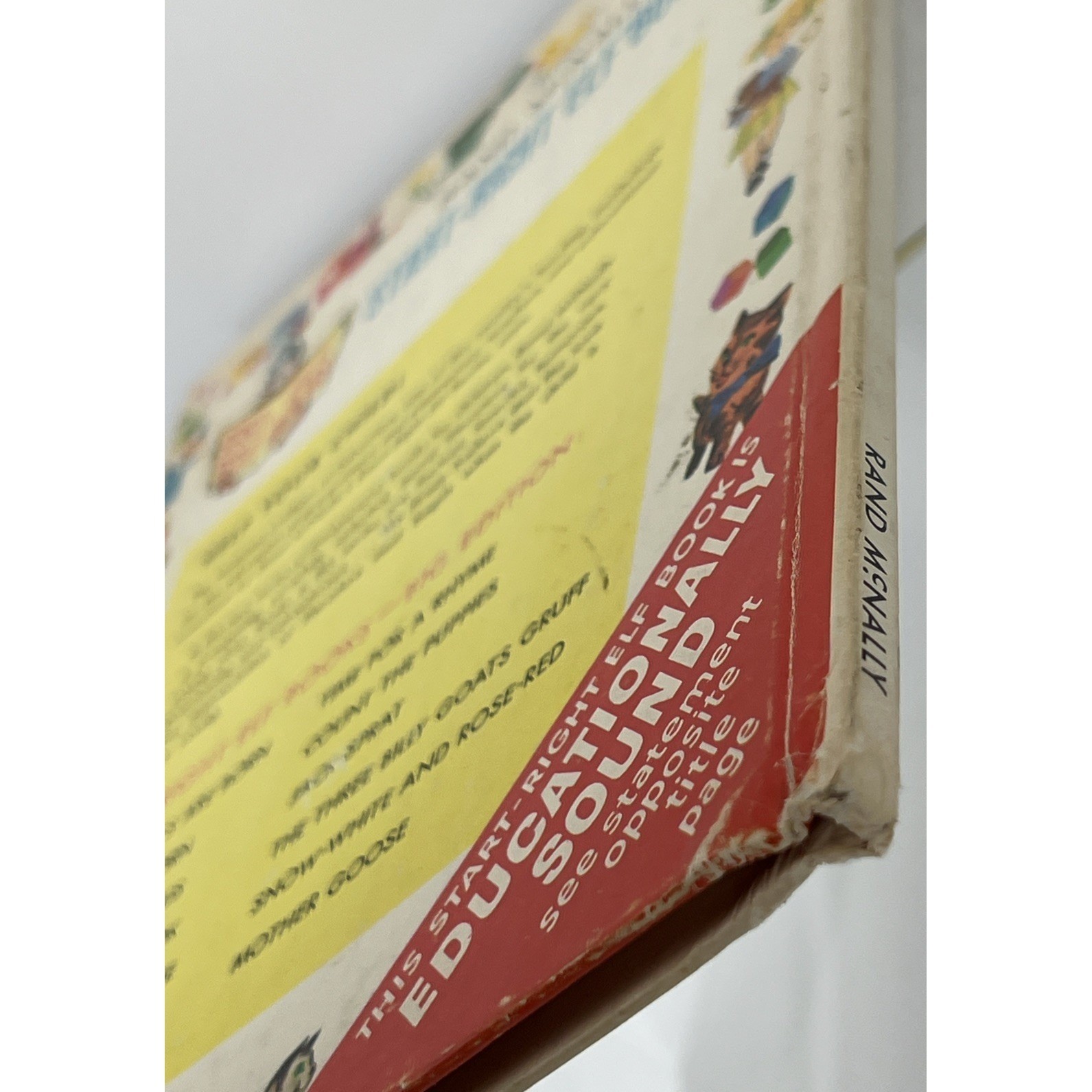JACK SPRAT book Helen Wing & Anne Leaf Rand McNally HB Big Edition 1966