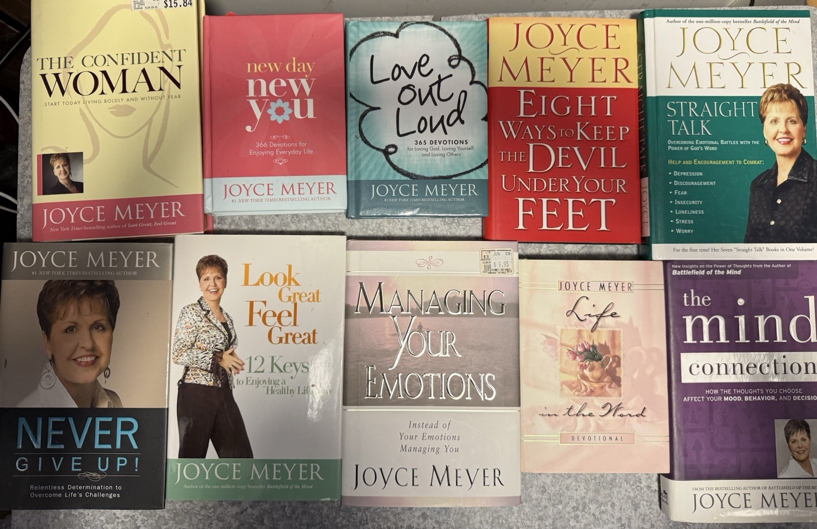 Lot Of 20 Joyce Meyer Hardcover Books