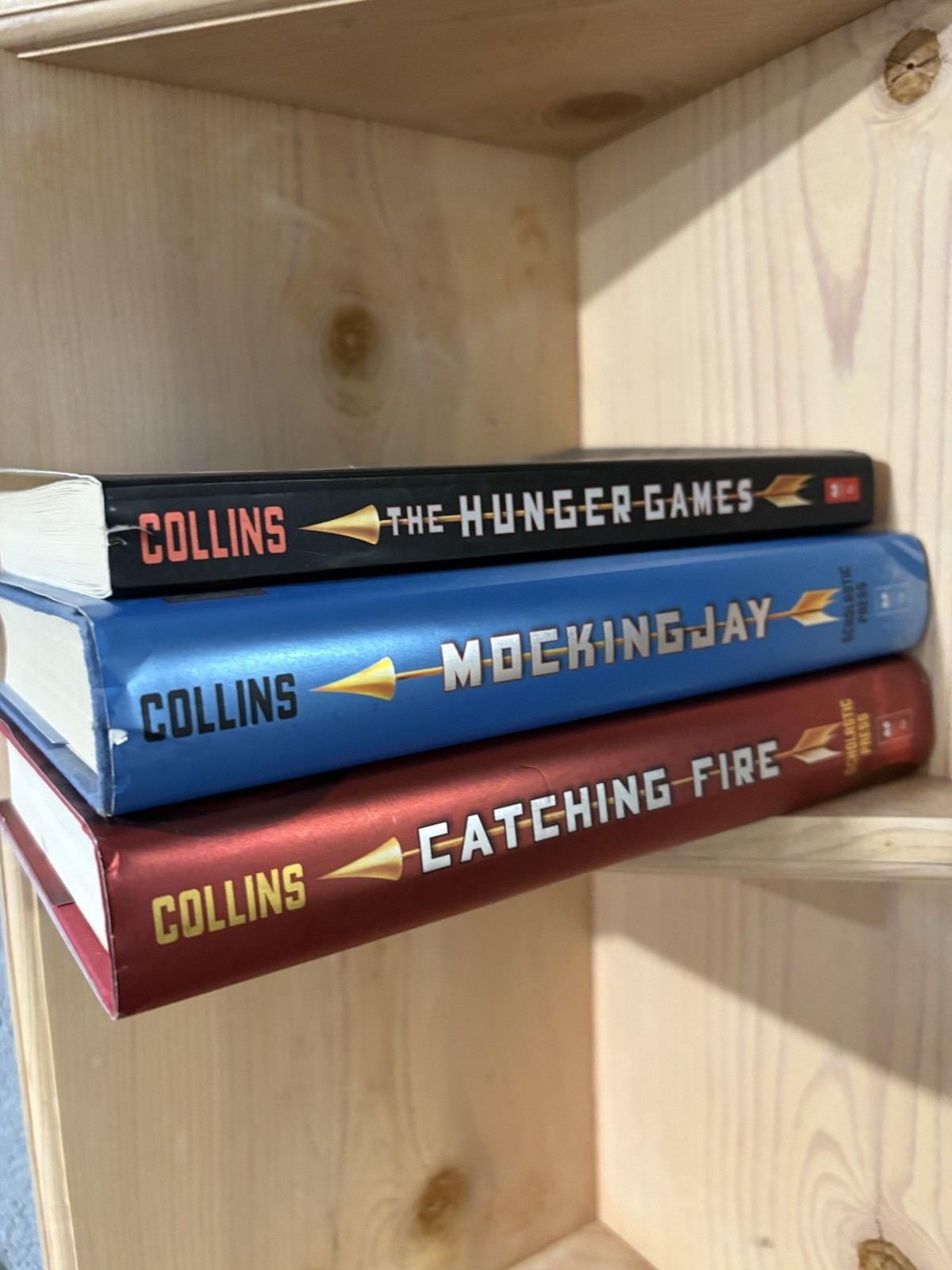 Suzanne Collins The Hunger Games Trilogy Scholastic Press Dust Jacket