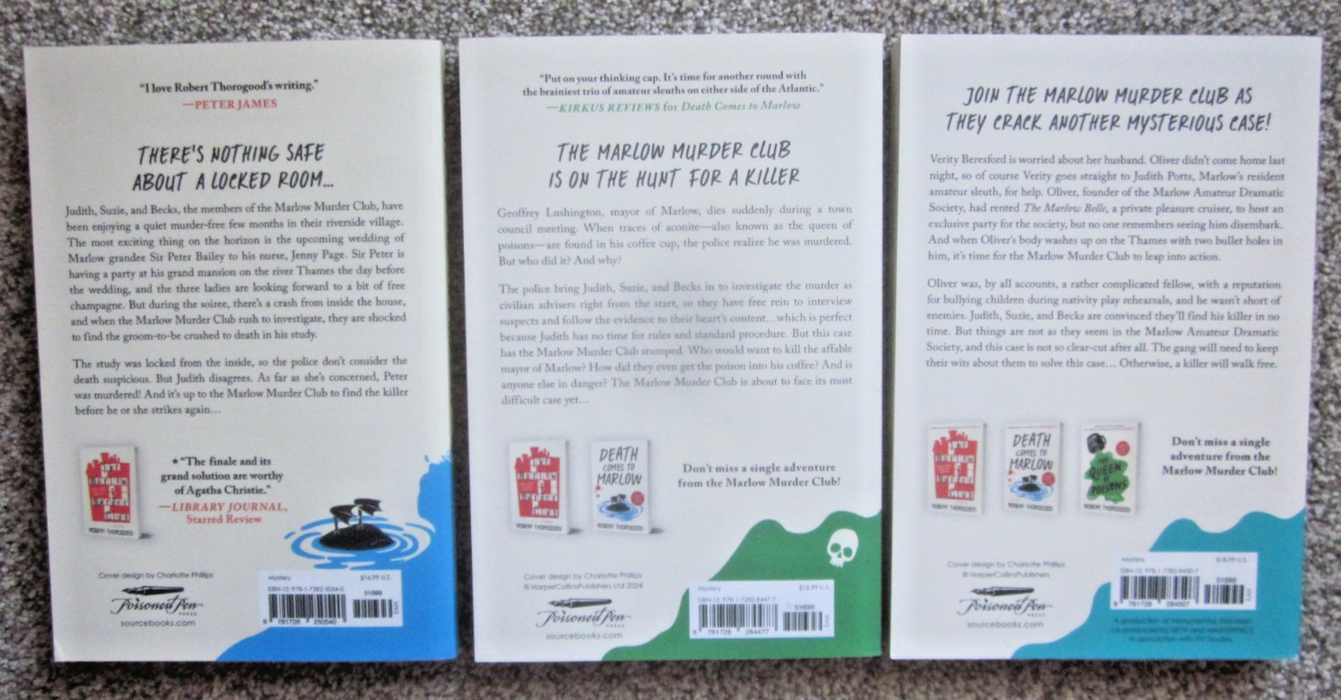 MARLOW MURDER CLUB MYSTERY by ROBT THOROGOOD / 3SC / 2023-2025