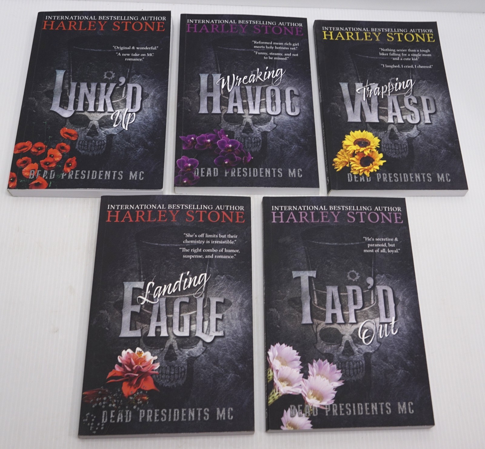 Harley Stone Dead Presidents MC Lot of 10 Trade Paperback 1 2 3 4 5 7 9 10 11 12