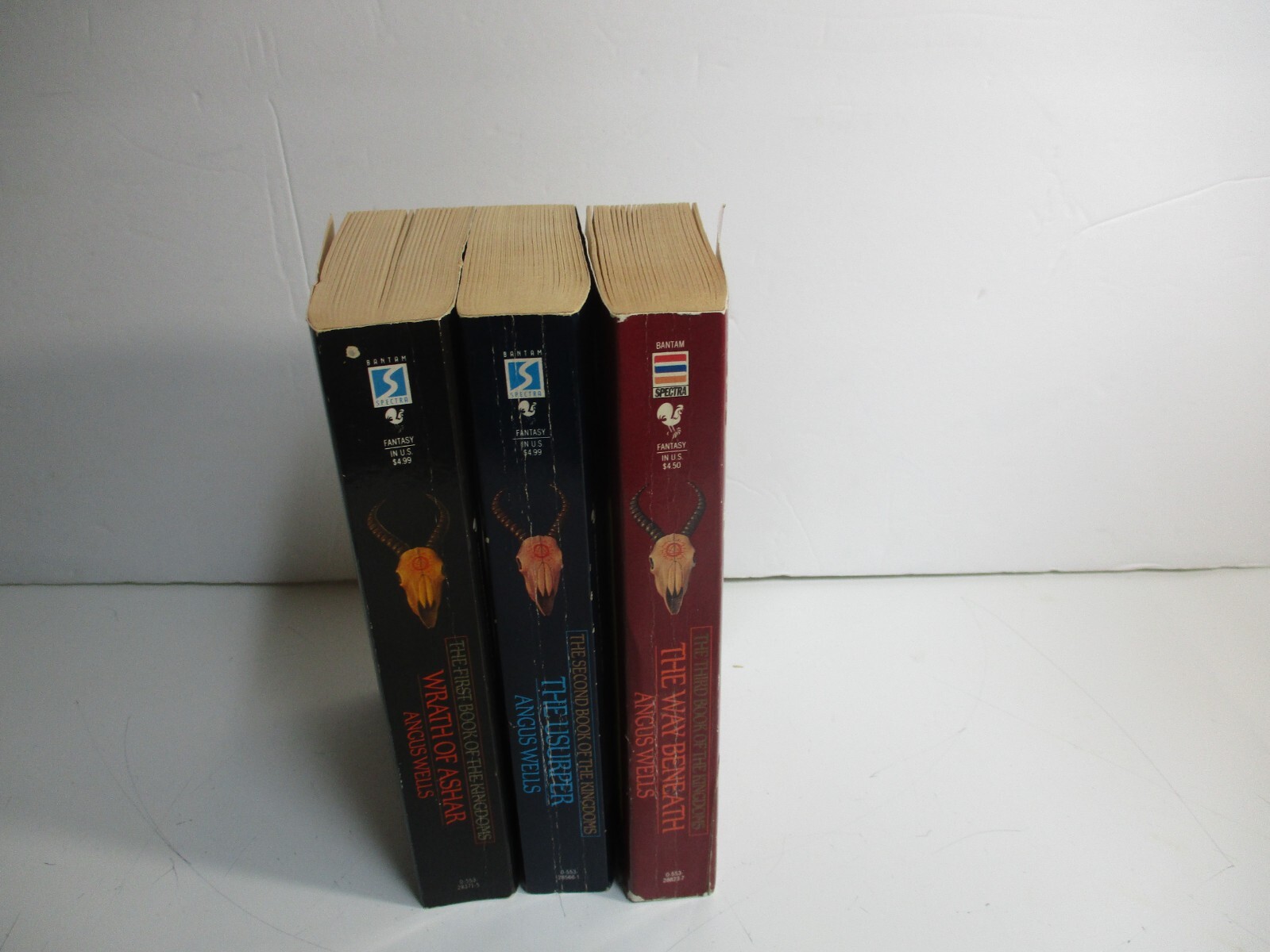 Lot of 3 The Kingdoms Series by Angus Wells Vols. 1-3 Paperback Books