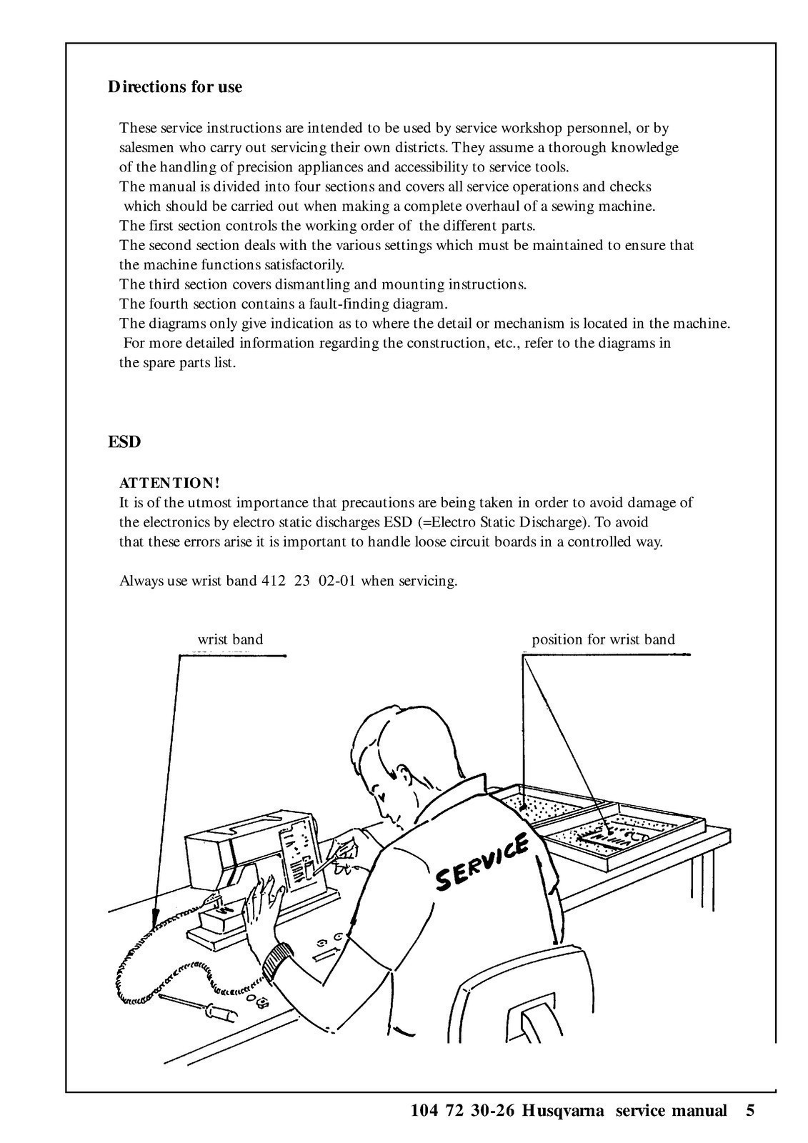 HUSQVARNA 1200 1100 1090 1070 1050 SERVICE MANUAL – LOOP BOUND – TOUGH JACKET