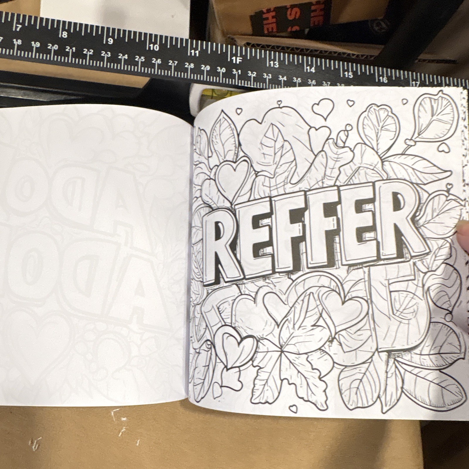 Adult Coloring Books STONER Adult Coloring Book Paperback Cannabis English