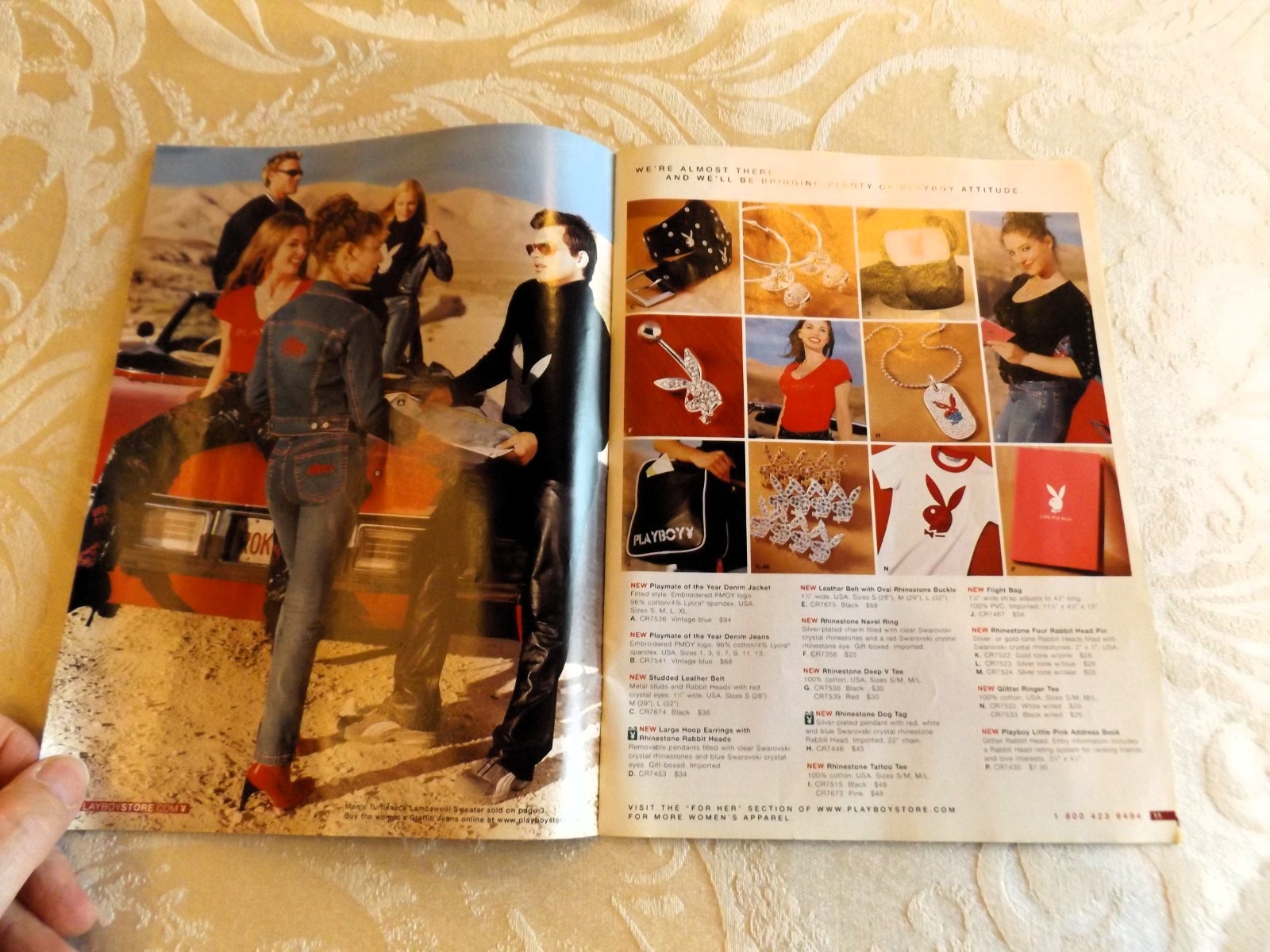 25 YEAR OLD PLAYBOY MAGAZINE CATALOG 🔥 HOLIDAY 2001 🔥