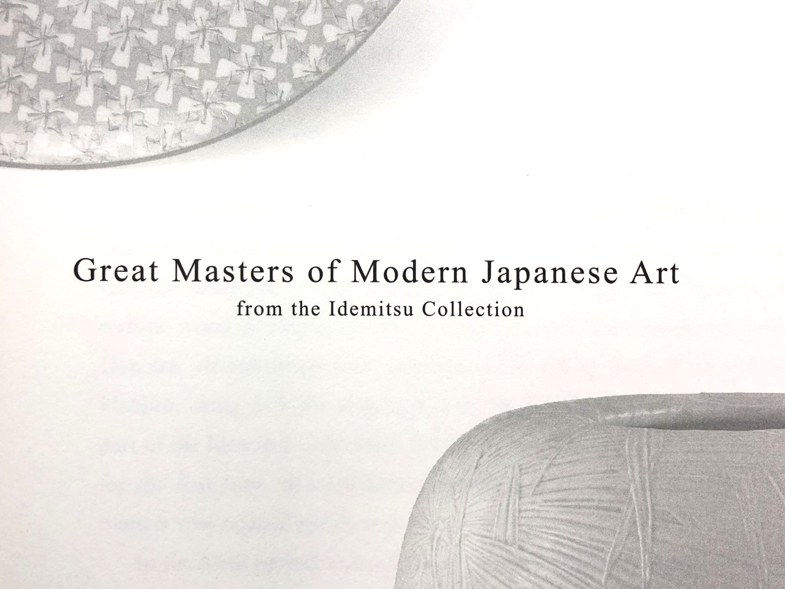 Great Masters of Modern Japanese Art from the Idemitsu Collection Japanese Art
