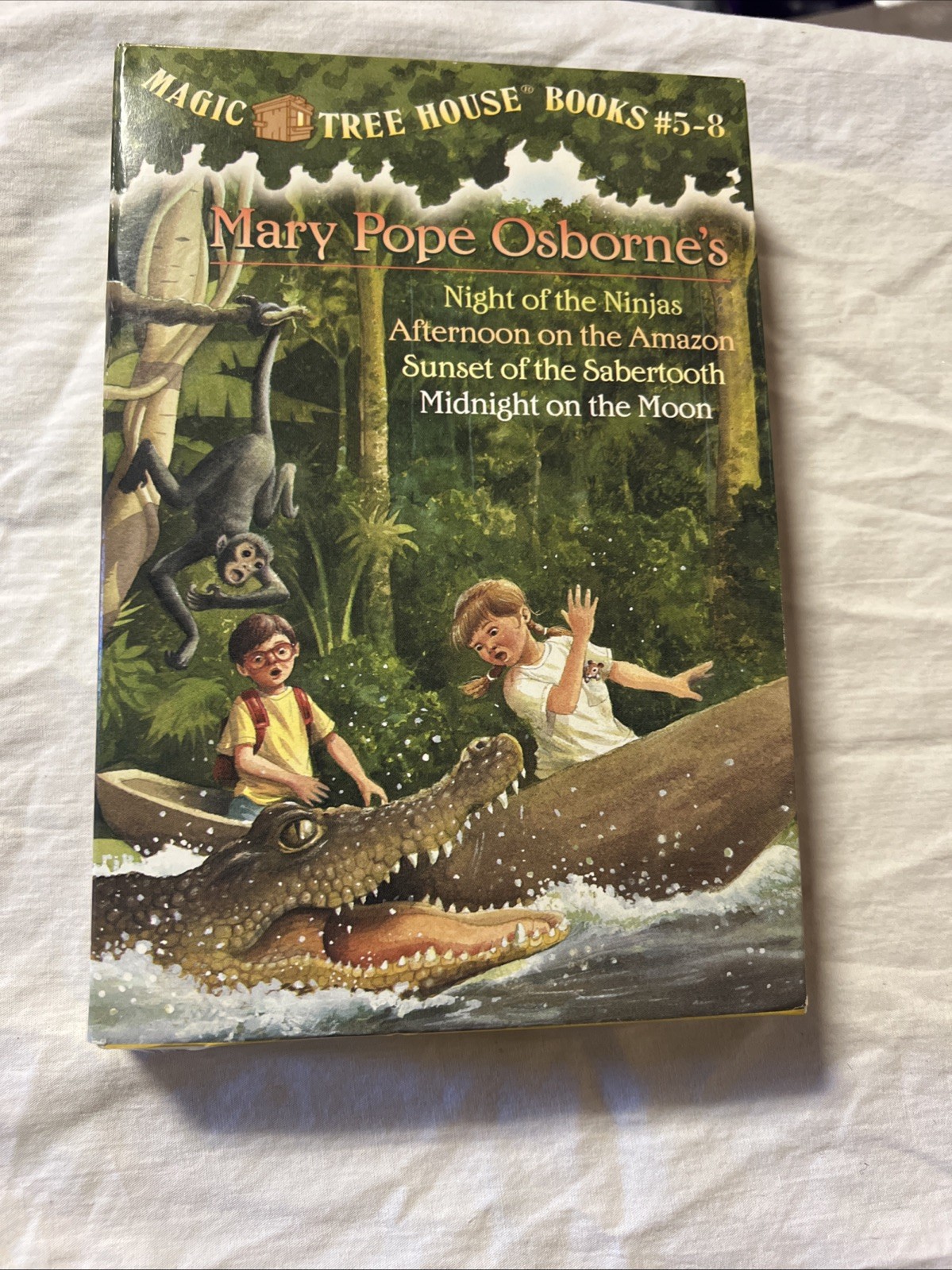 Magic Tree House Books 5–8 Box Set Mary Pope Osborne Paperback Kids