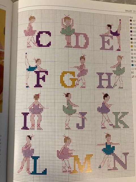 Cross Stitch Alphabets Book 50 Themed A-Z’s 106 Pages Hardcover VGUC