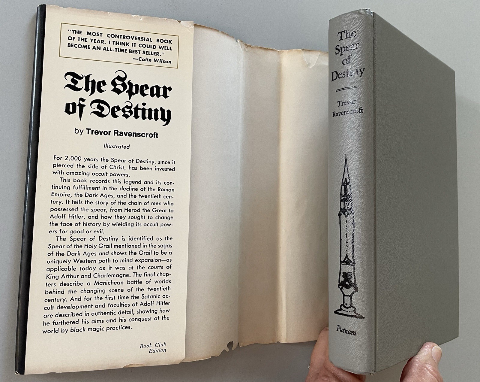 The Spear of Destiny. Trevor Ravenscroft. 1973. HC/DJ [occult power, Hitler]