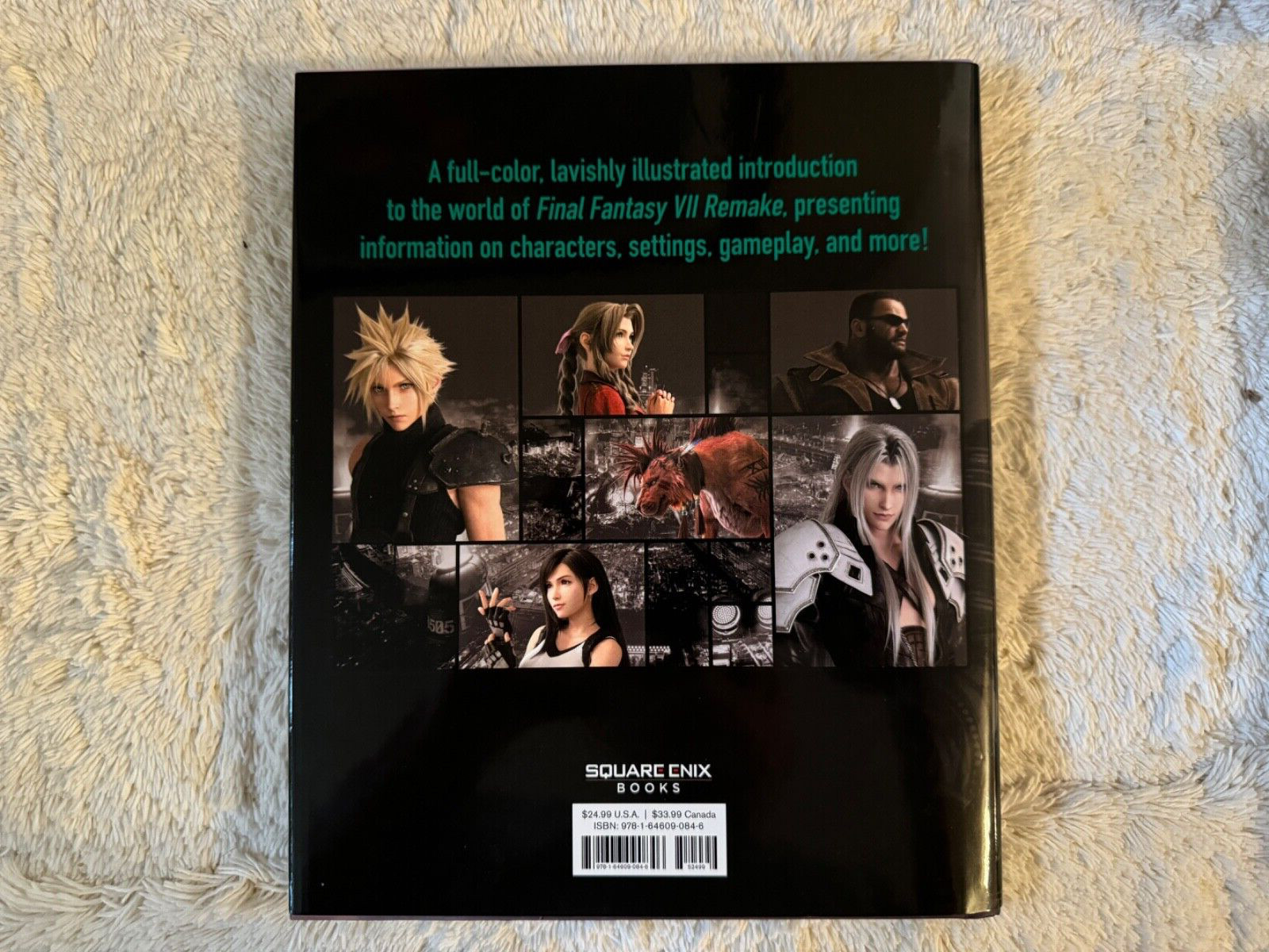 FINAL FANTASY VII REMAKE WORLD PREVIEW ART HARDCOVER BOOK