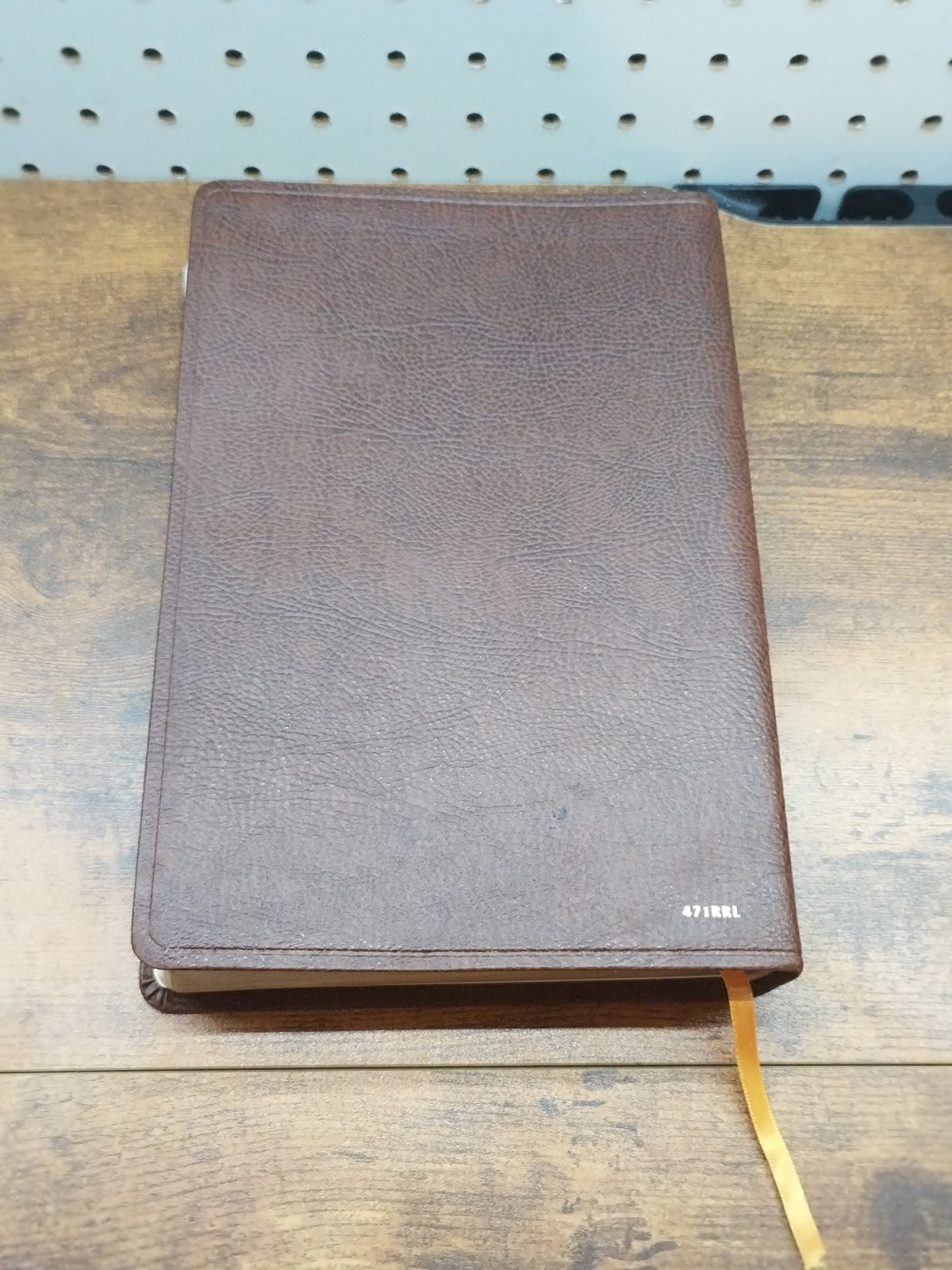 Holy Bible Scofield Study System Brown Leather NKJV Red Letter 2002 Oxford