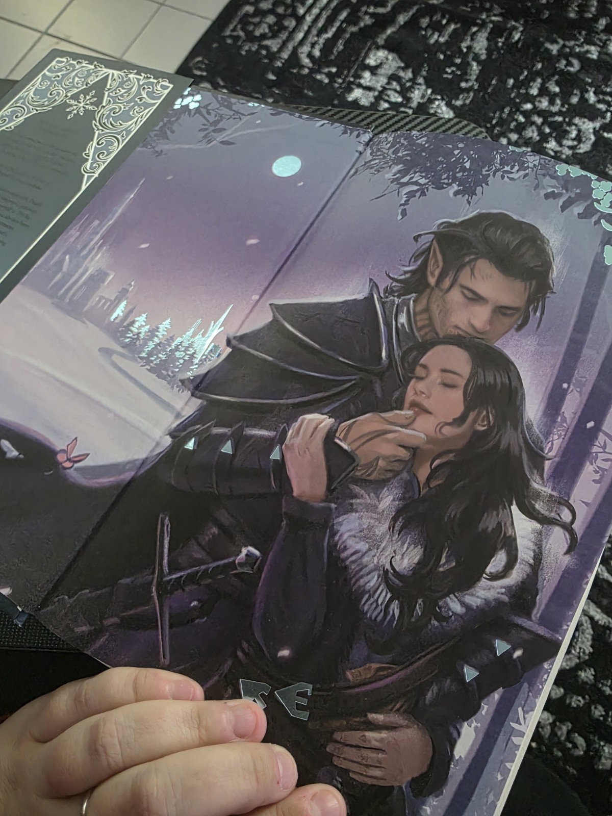 RARE NIB SIGNED Quicksilver Hardback Limited Edition Lilac Library Book