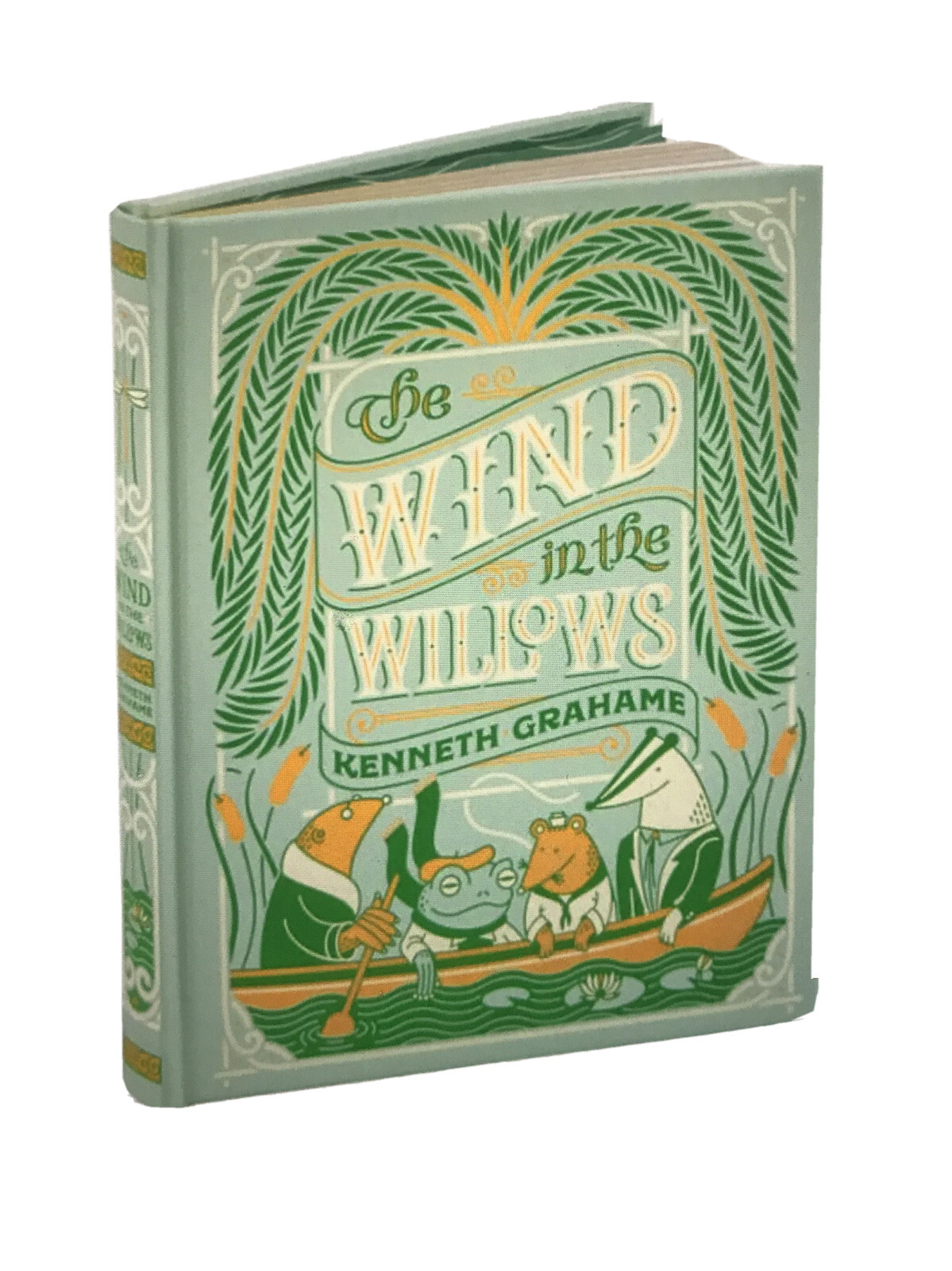 ❤️THE WIND IN THE WILLOWS Illustrated Leather Bound Collectible Edition NEW