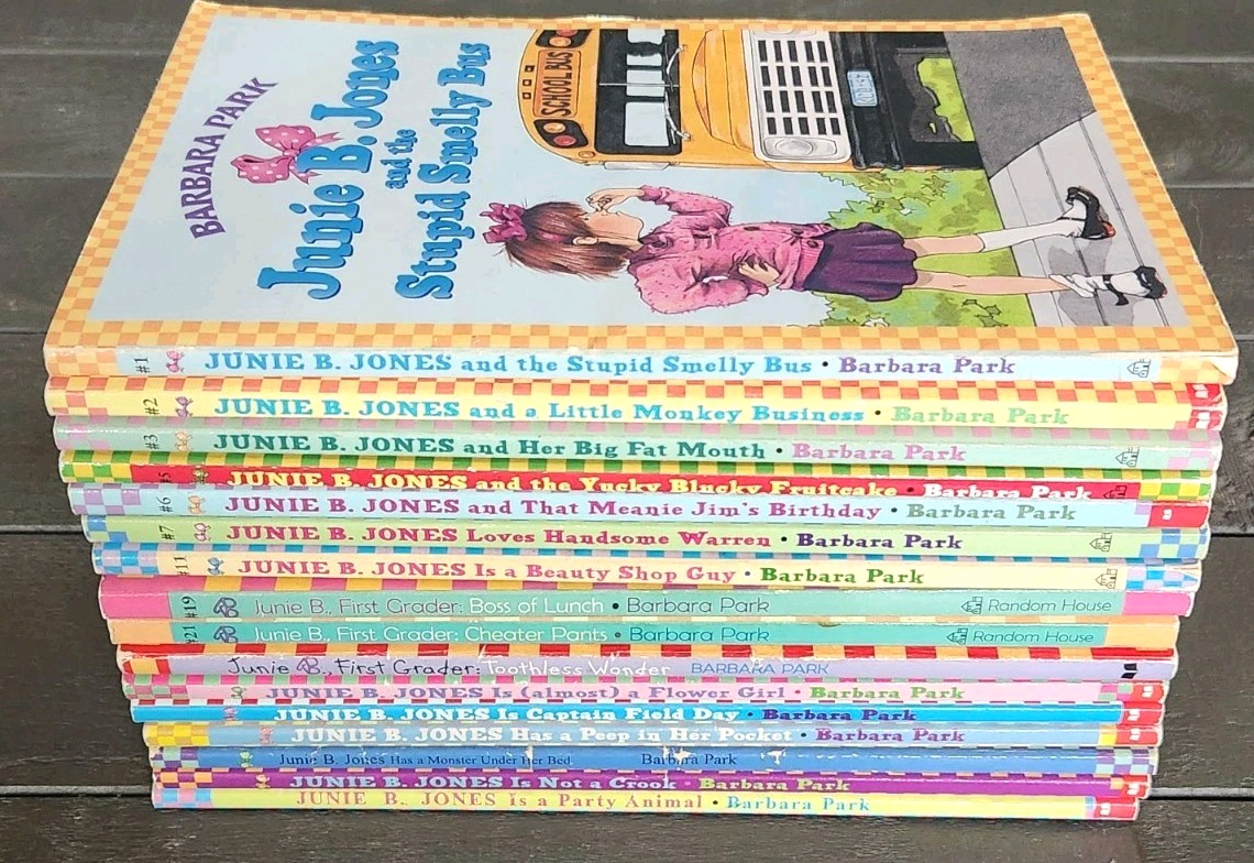 Lot of 16 Vintage 1990s-2000s Junie B. Jones By Barbara Park Softcover Books