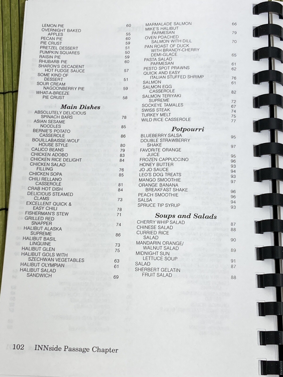 VTG Favorite Bed & Breakfast Recipes Southeast Alaska INNside Passage Chapter 98