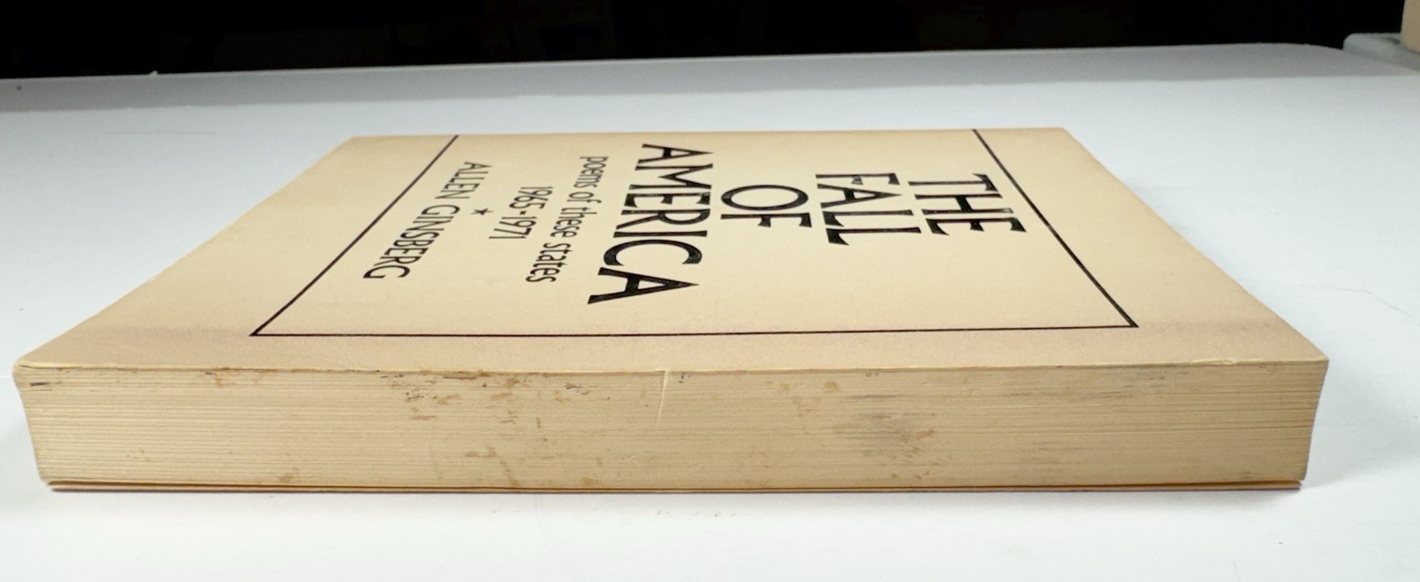The Fall Of America 1965 – 1971 Allen Ginsberg True First Print White Cover VG+