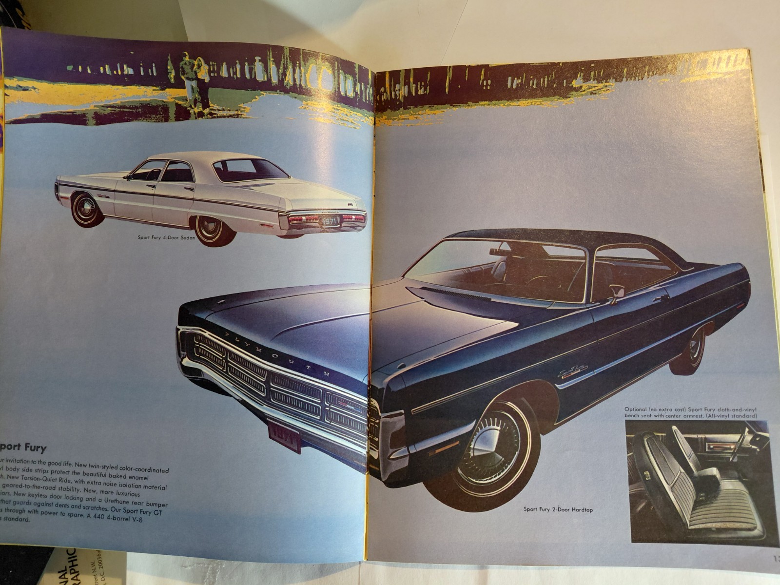 1971 Chrysler Plymouth brochure Excellent 28 pages Road Runner, Duster, Imperial