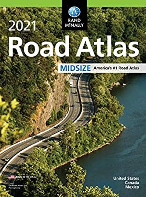 Rand Mcnally 2021 Midsize Road Atlas Paperback Rand McNally