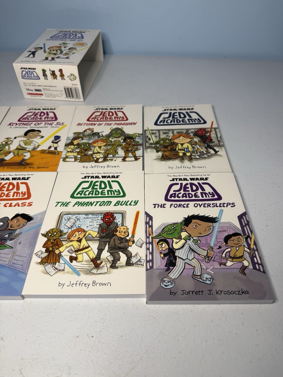 Star Wars Jedi Academy Series Collection 8 Books 1-8 Box Complete Sci-Fi Kids