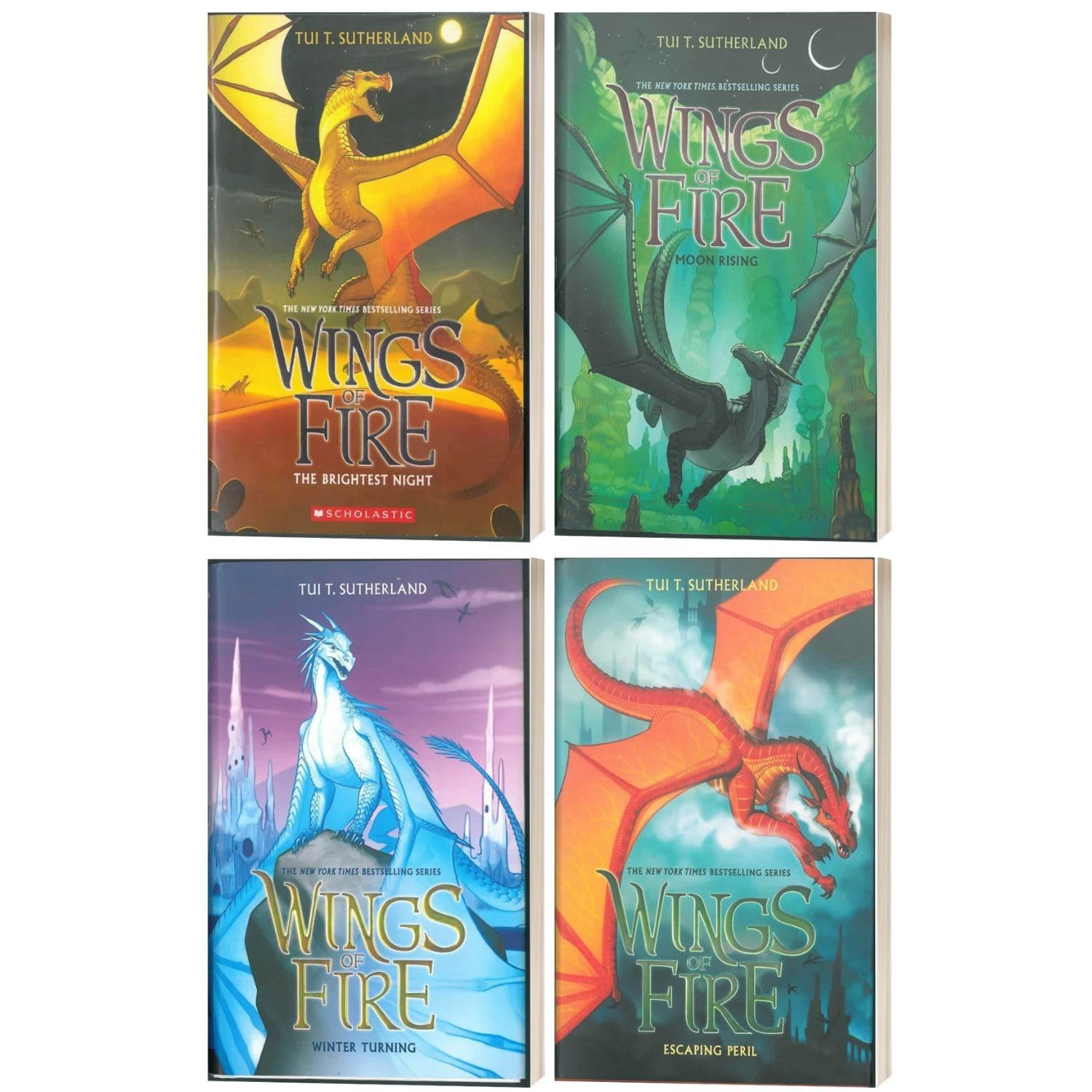 Wings of Fire Series Complete Collection 19 Books Set by Tui T. Sutherland Pb