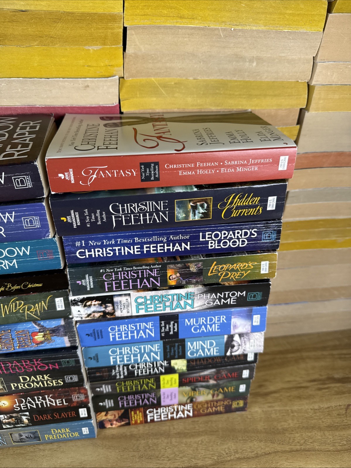 Lot of 22 Paranormal Romance Paperbacks by Christine Feehan Random Mix of Series