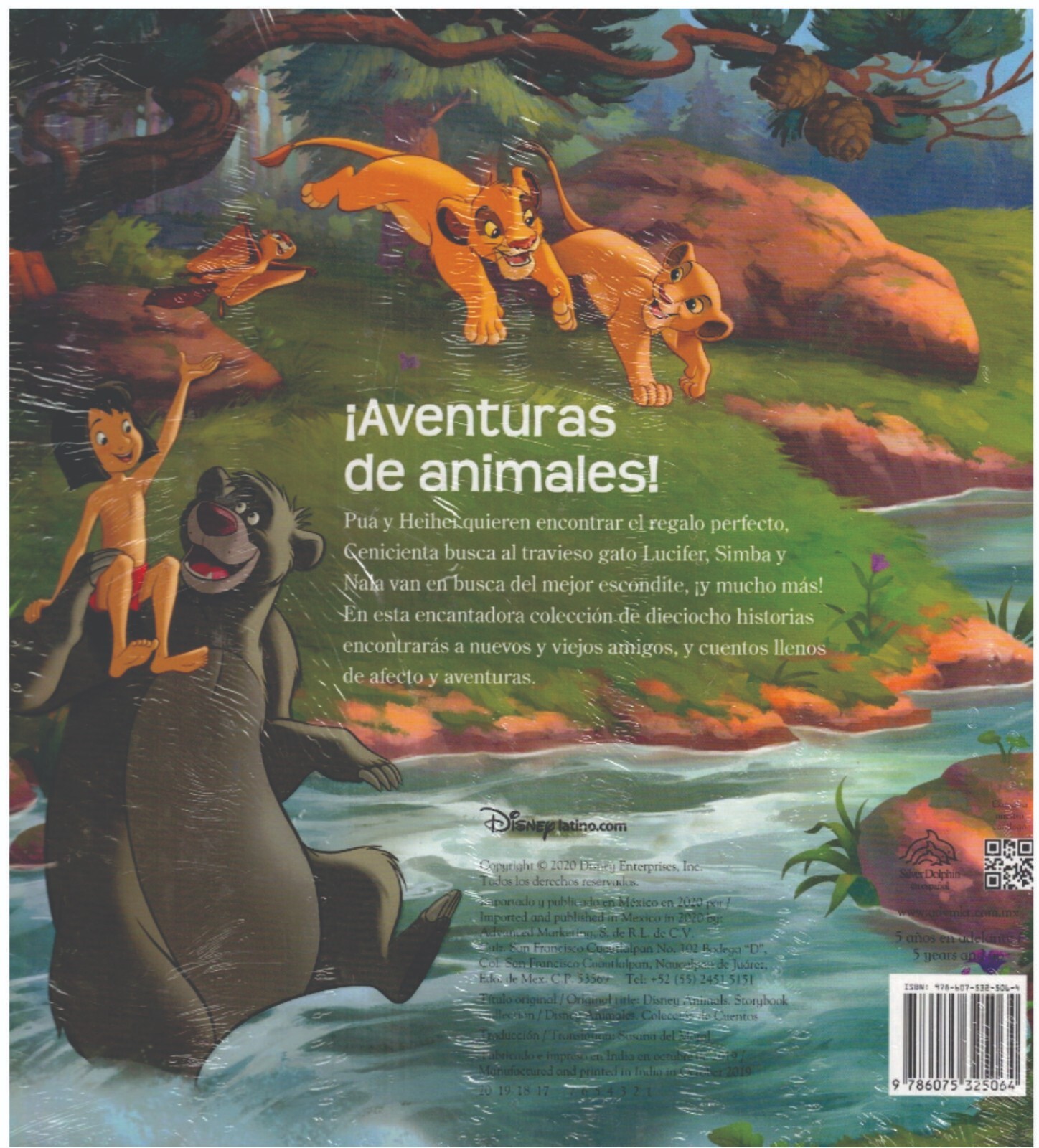 LIBRO “COLECCIÓN DE CUENTOS DISNEY ANIMALES” EN ESPAÑOL
