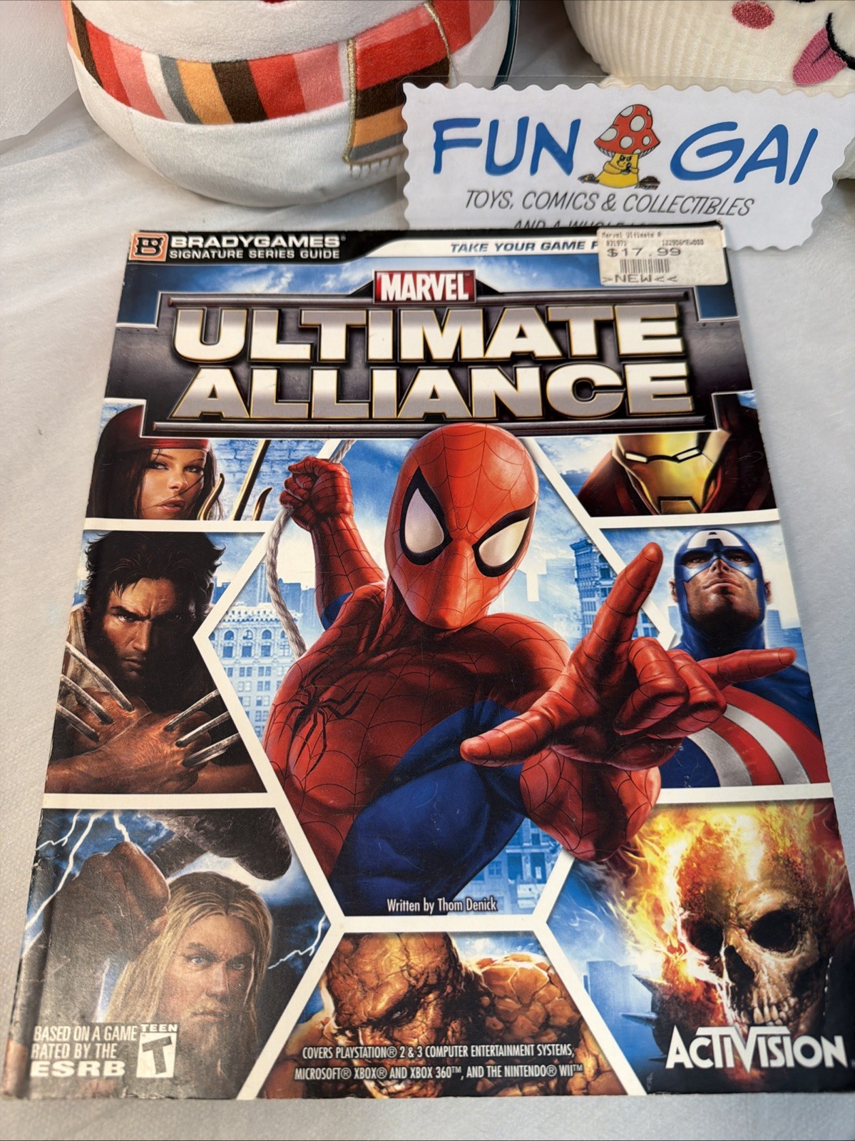 Marvel Ultimate Alliance Strategy Guide – WITHOUT Poster (2006) BradyGames